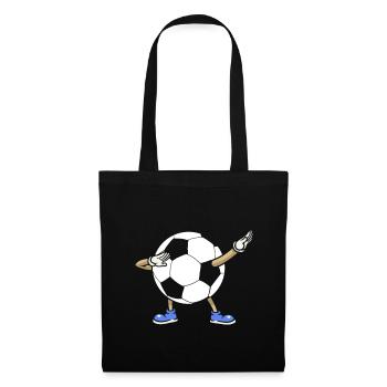 Vêtements de football drôles pour enfants - Sac en tissu - noir - Devant