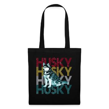 Husky - Sac en tissu - noir - Devant