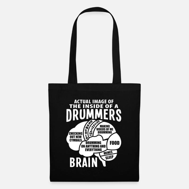 Drum Drummer Drum Drummer - Sac en tissu - noir