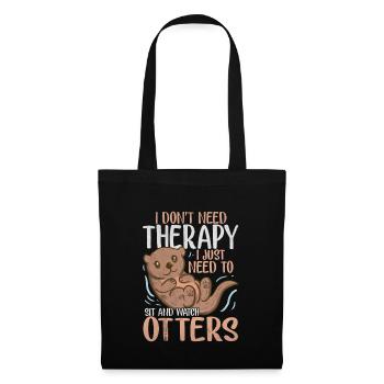 Otter - Tote Bag - black - Front