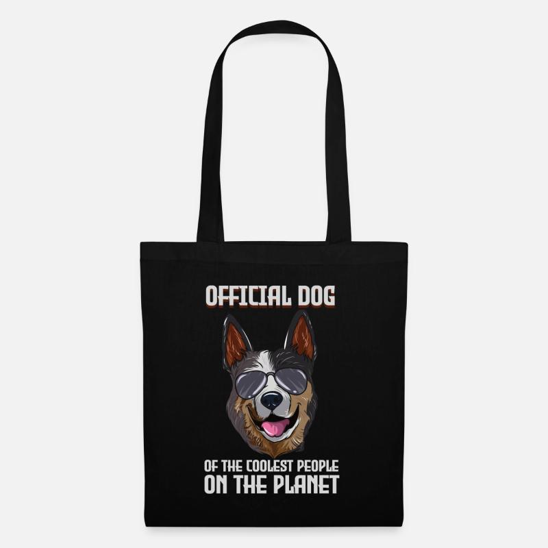 Australian Cattle Dog - Stoffbeutel - Schwarz