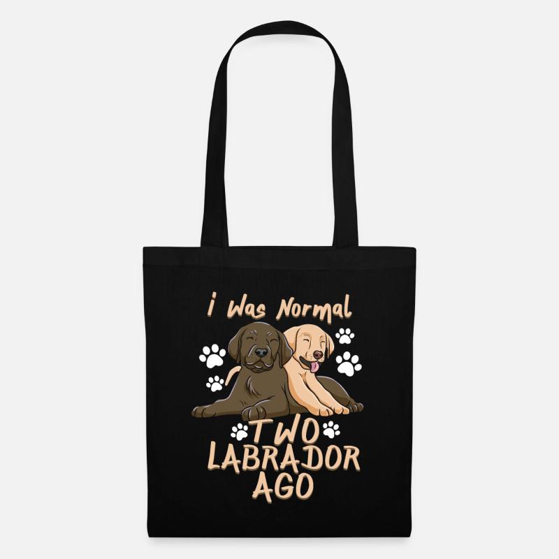 Chocolate Labrador Retriever Lab Dog Gift - Tote Bag - black