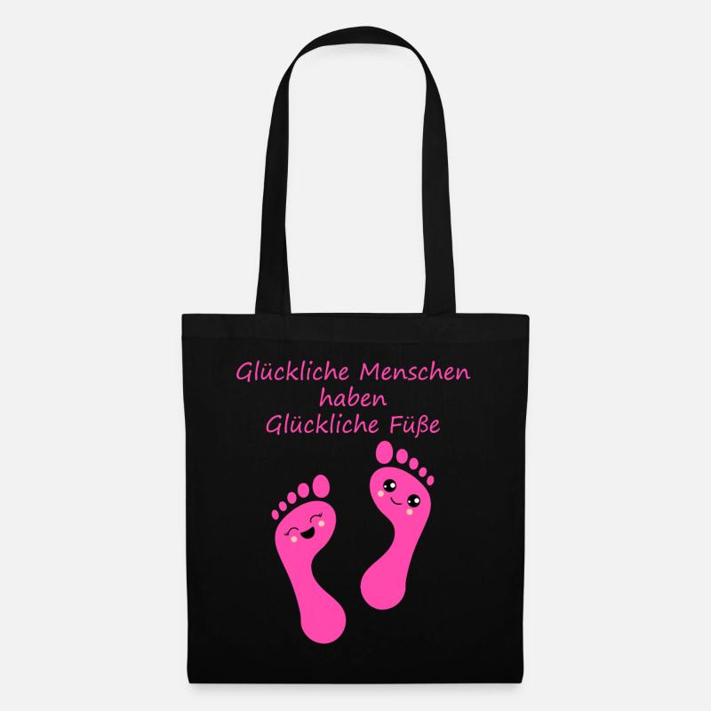 Fußpflege Pediküre Podologe Nagelstudio Geschenk - Stoffbeutel - Schwarz