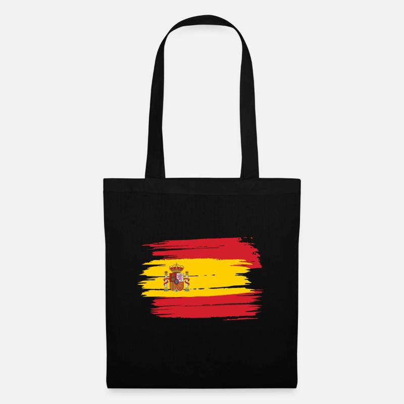 Spain flag - Tote Bag - black