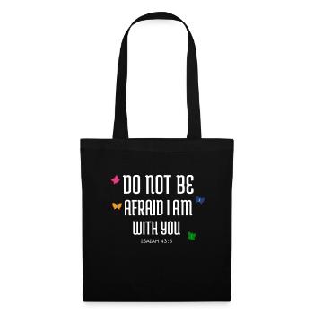 Bible Verses Christian Butterfly Isaiah - Tote Bag - black - Front