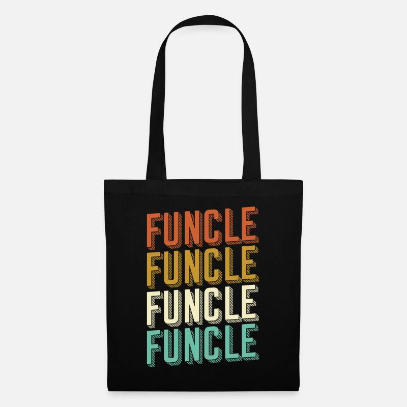Funcle uncle - Tote Bag - black