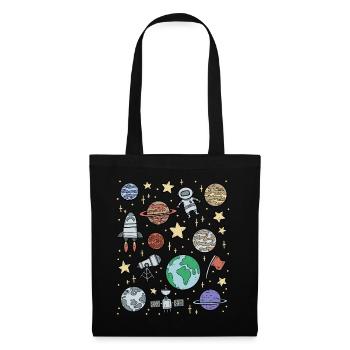 Univers Espace Espace - Sac en tissu - noir - Devant