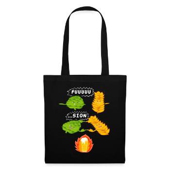 Beer lover fusion hops and malt gift Ges - Tote Bag - black - Front