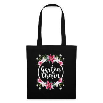 garden boss gardener flowers retirement gift - Tote Bag - black - Front