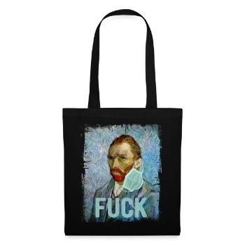 VAN GOGH mask funny imp gift artist - Tote Bag - black - Front