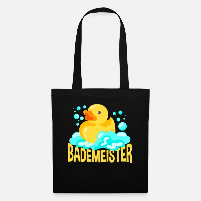 Bademeister - Stoffbeutel - Schwarz