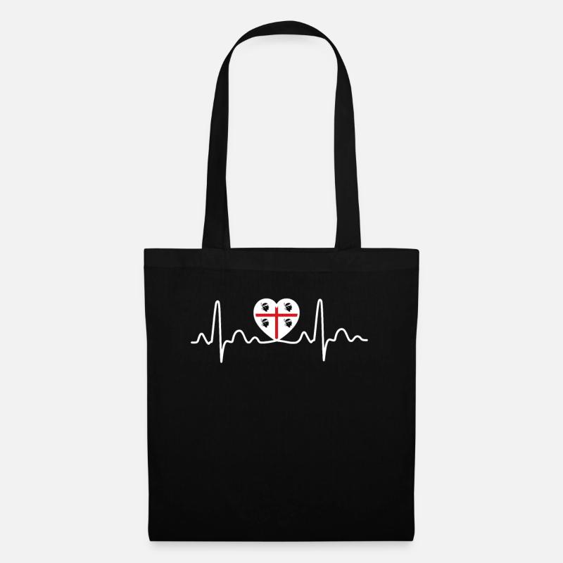 Sardinien Geschenk - Stoffbeutel - Schwarz