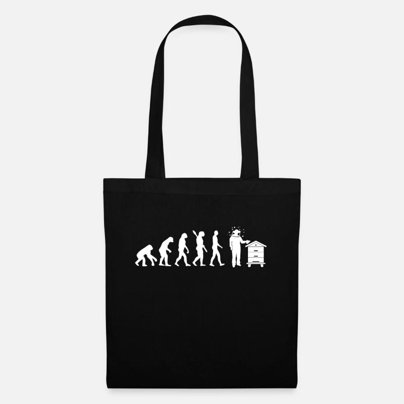 Beekeeper - Human Evolution, Darwin - Tote Bag - black