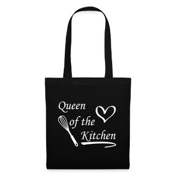 Queen of the Kitchen - Stoffbeutel - Schwarz - Vorne