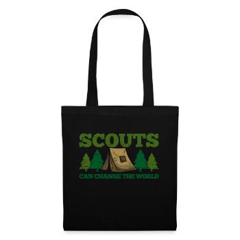 Boy Scout Scouting Camping - Tote Bag - black - Front