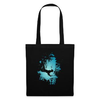 Diver spear spearfishing - Tote Bag - black - Front