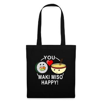 You Maki Miso Happy - Tote Bag - black - Front