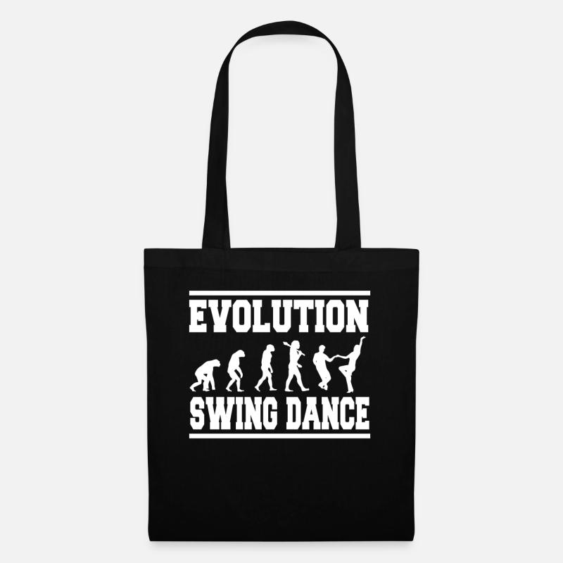 Danse swing évolution - Sac en tissu - noir