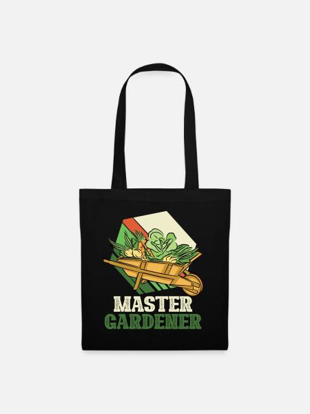 Master Gardener - Gärtnerei Garten - Stoffbeutel - Schwarz
