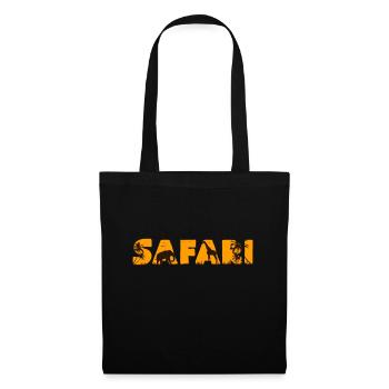 safari - Sac en tissu - noir - Devant