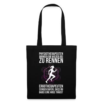 Ergotherapeut Geschenk - Stoffbeutel - Schwarz - Vorne