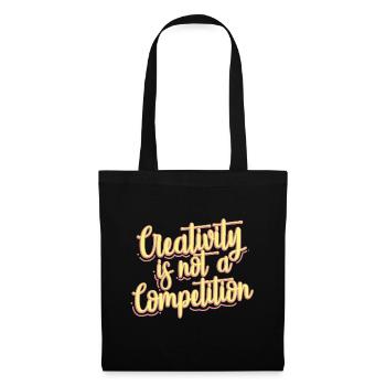Musicians Creativity is not a competition - Tote Bag - black - Front