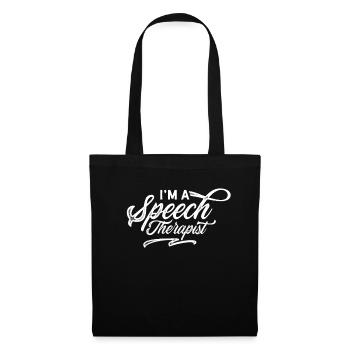 Je suis orthophoniste orthophoniste orthophoniste - Sac en tissu - noir - Devant