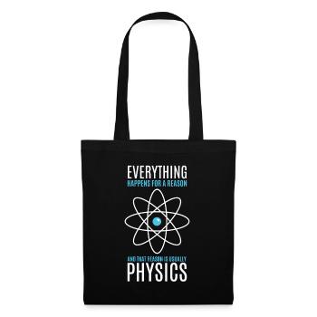 Physique - Sac en tissu - noir - Devant