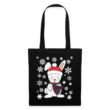 Cute Christmas gift idea present - Tote Bag - black - Front
