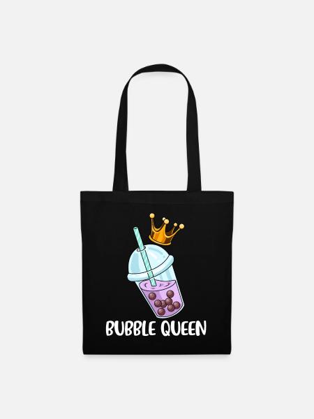 Bubble Tea Gechenk Frauen Boba Tea Bubble Tea - Stoffbeutel - Schwarz