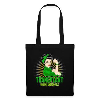 Transplant Warrior Orgue Femme Forte Incassable - Sac en tissu - noir - Devant