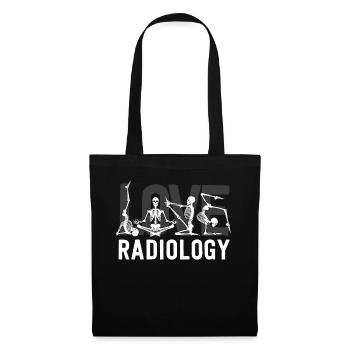 Love Radiology Tech Gifts Radiologist XRay - Tote Bag - black - Front