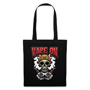 Vape vaping steamer vaping saying gift - Tote Bag - black - Front