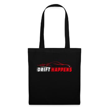 DRIFT HAPPENS - Motorsport drifting - Tote Bag - black - Front