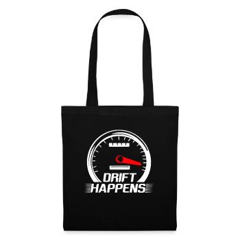 Motorsport Drift Happens - Tote Bag - black - Front