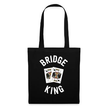 Chemise de pont drôle pour homme Bridge King - Sac en tissu - noir - Devant