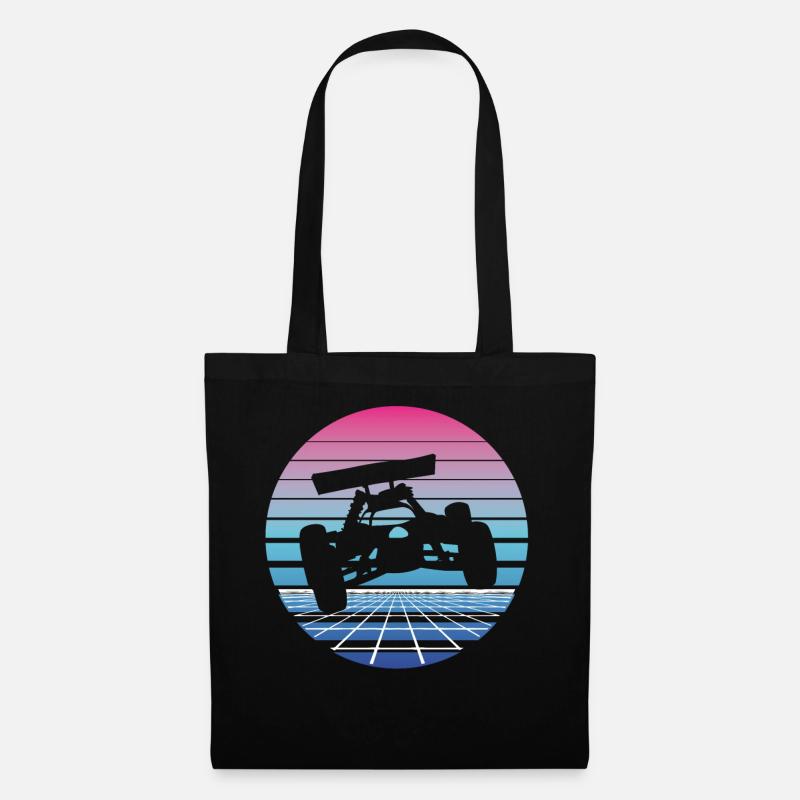 RC Auto Car Modellauto Modellbau Vaporwave - Stoffbeutel - Schwarz
