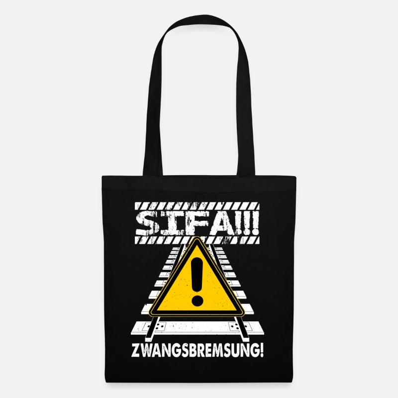 SIFA Zwangsbremsung - Stoffbeutel - Schwarz