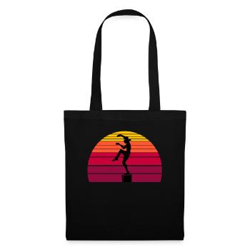 Karaté Sunset - Sac en tissu - noir - Devant