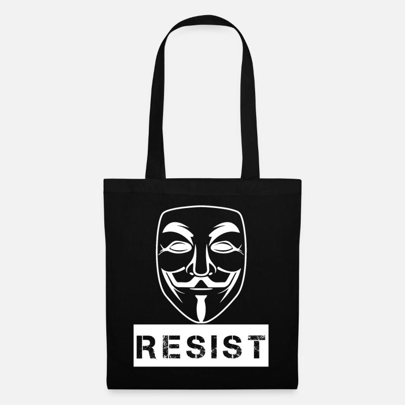 Resist - Tote Bag - black