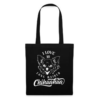 Chihuahua - Sac en tissu - noir - Devant