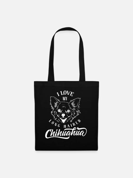 Chihuahua - Stoffbeutel - Schwarz