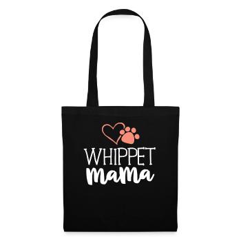 Whippet Mama Shirt Dog Owner Gifts For Women - Tote Bag - black - Front
