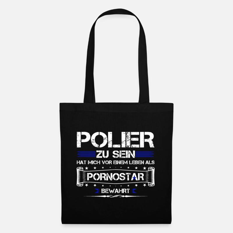 POLIER ZU SEIN.... - Stoffbeutel - Schwarz