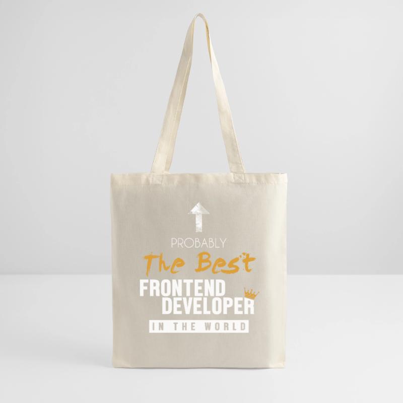 Best Frontend Developer World Developer Coder Stoffbeutel
