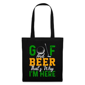 Golf golf club golfer golfer gift - Tote Bag - black - Front