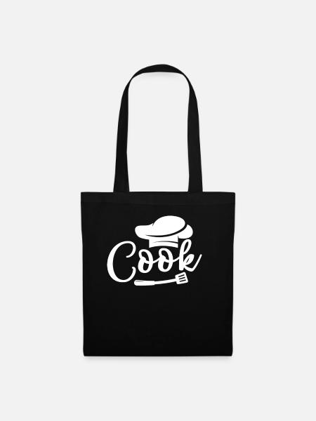 Cook Koch Geschenk - Stoffbeutel - Schwarz