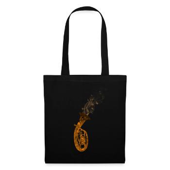 Musicien de cor ténor - Sac en tissu - noir - Devant