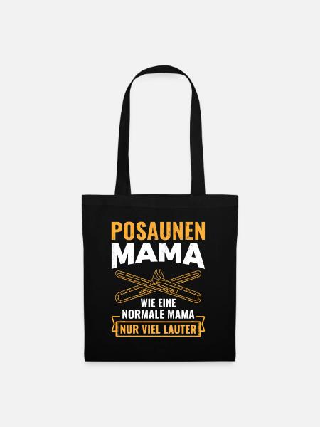 Posaune - Stoffbeutel - Schwarz