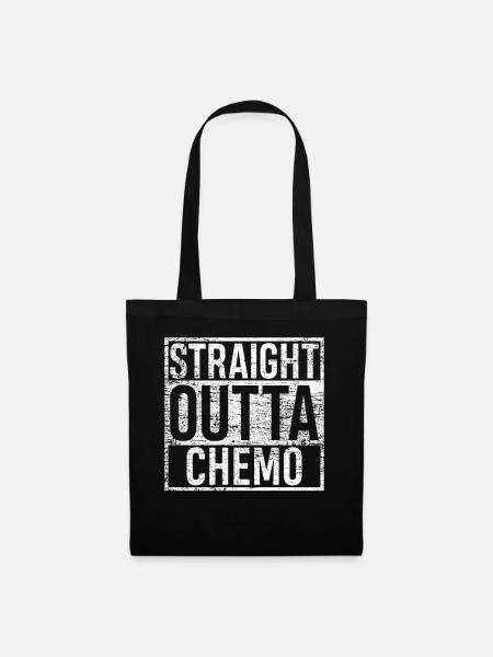 Chemo Chemotherapie - Stoffbeutel - Schwarz